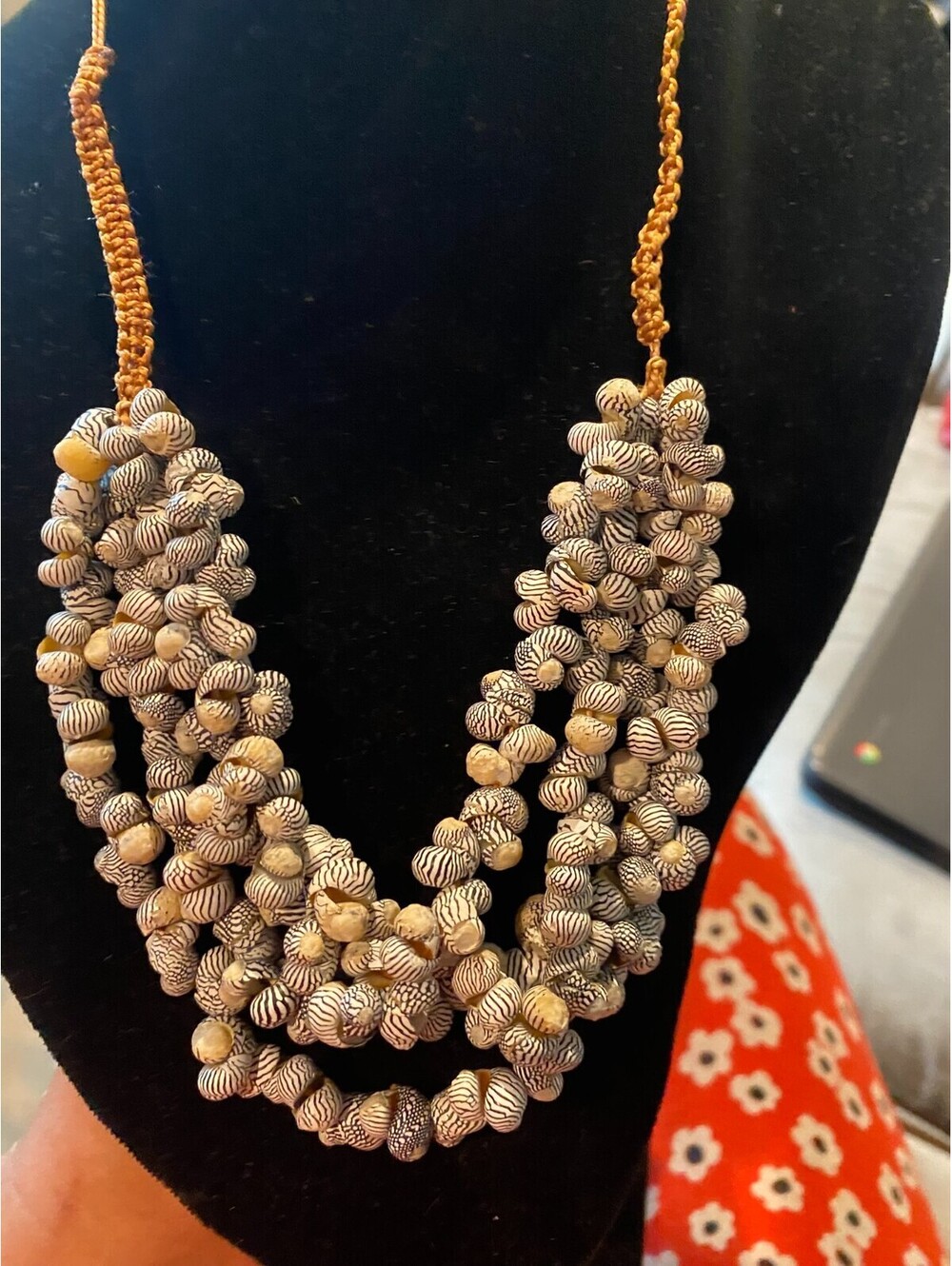 vintage boho statement necklace